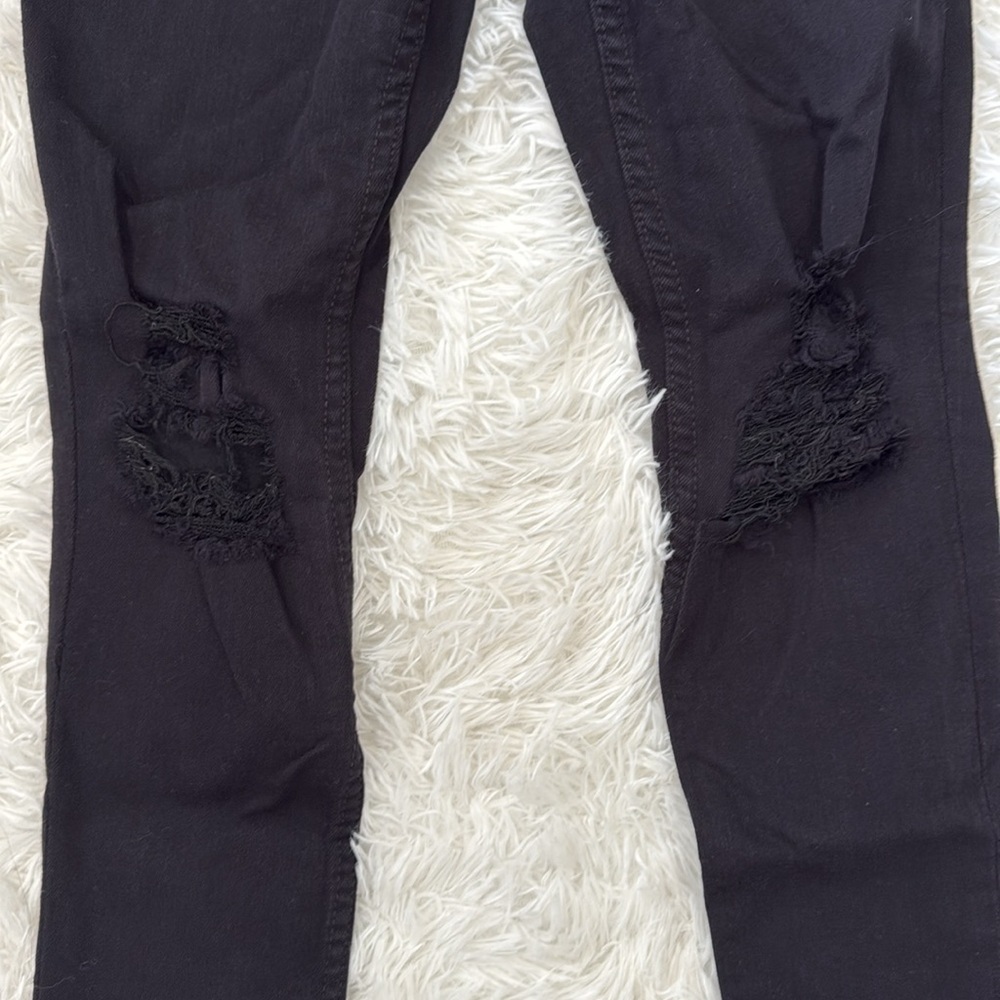 Express black distressed skinny jeans - Picture 3 of 5